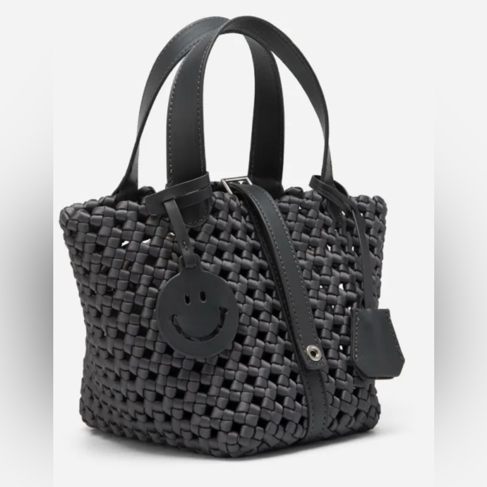 NEWBELLA Emily 2 PCS Set Woven Top Handle Bag • NWOT •